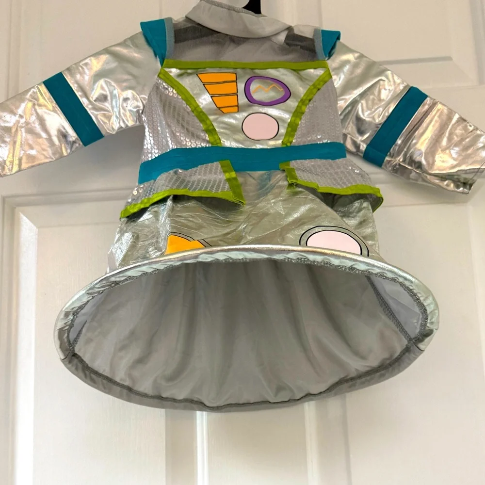 New! Target Hyde & EEK Infant Robot Halloween Costume Dress - Silver